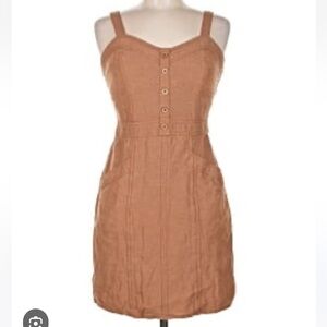 Japna Tan Smocked Dress